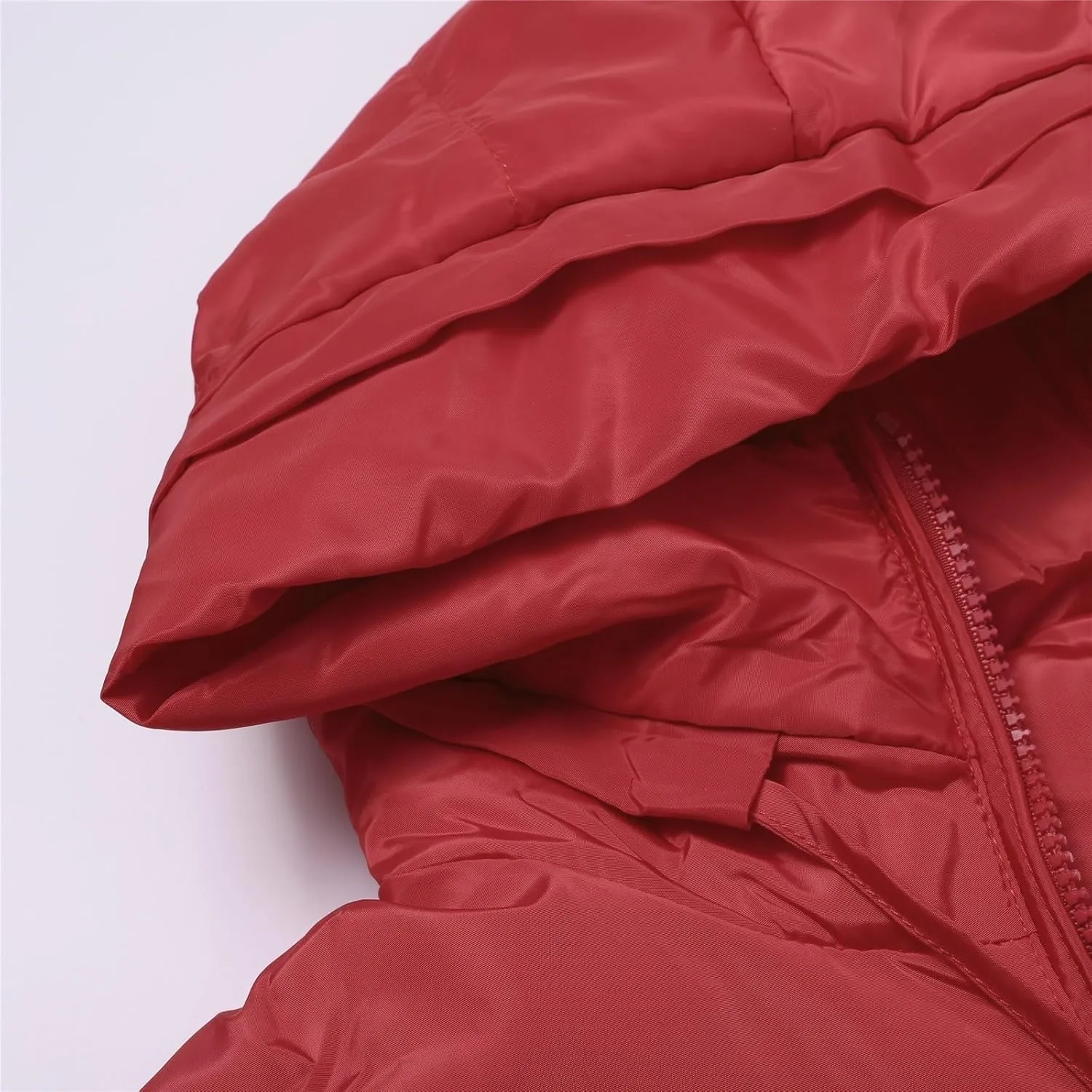 Women's Packable Down Jacket Hooded Puffer Jacket Lightweight Winter Coat Hot Clothes Women