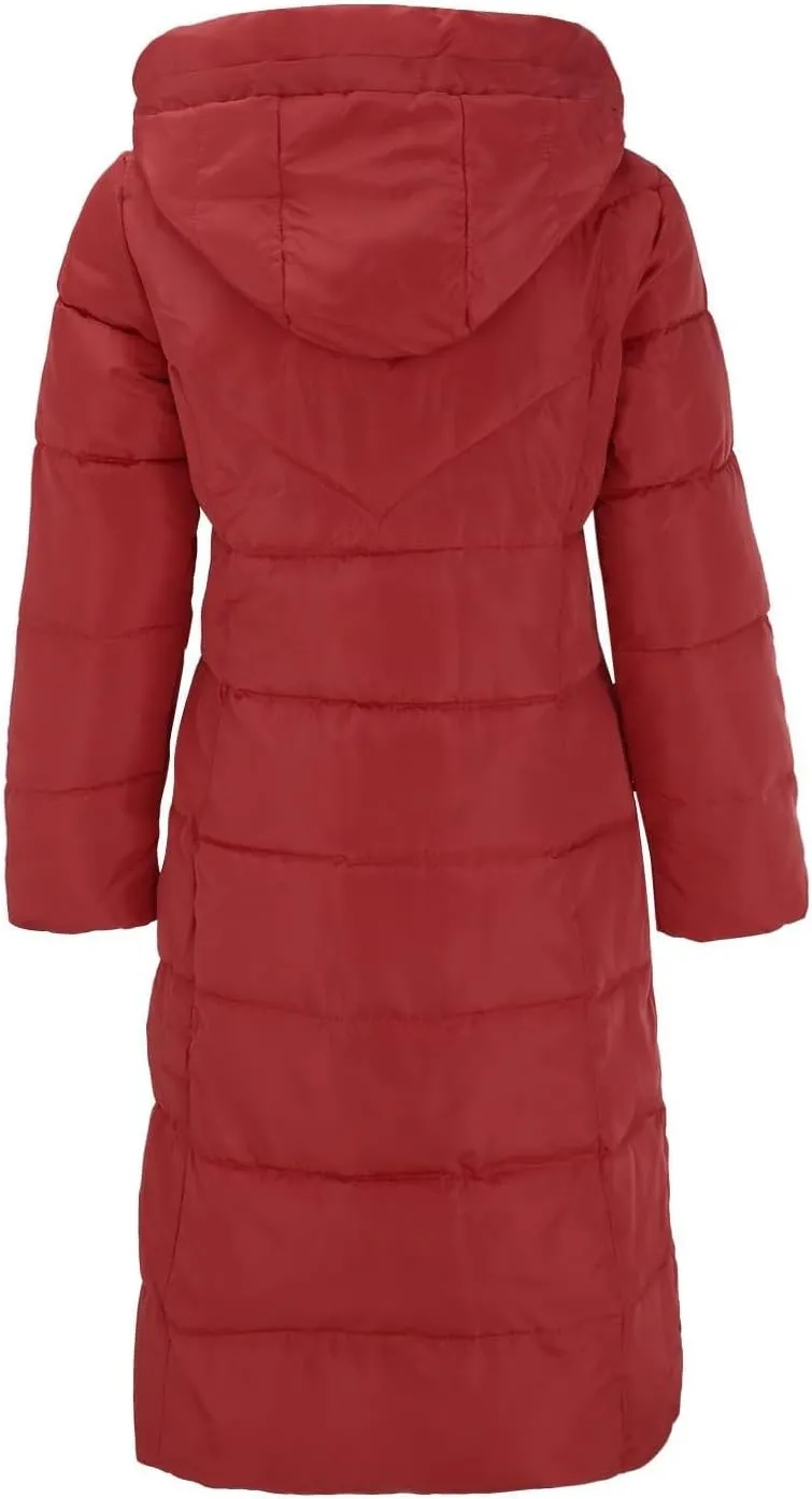 Women's Packable Down Jacket Hooded Puffer Jacket Lightweight Winter Coat Hot Clothes Women