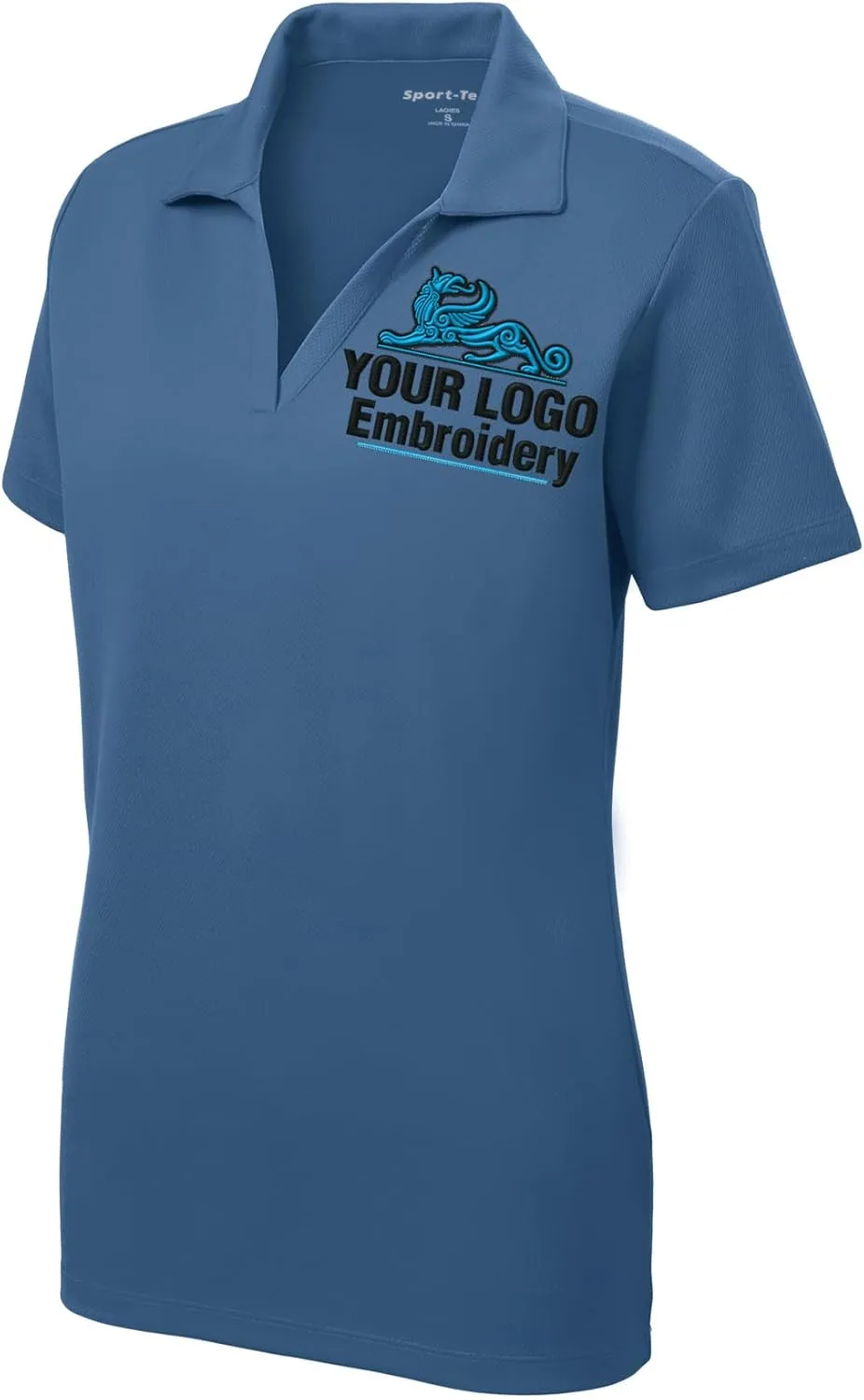 Womens/Ladies Custom Polo Shirt. Custom Embroidered Polo Shirt for Ladies.