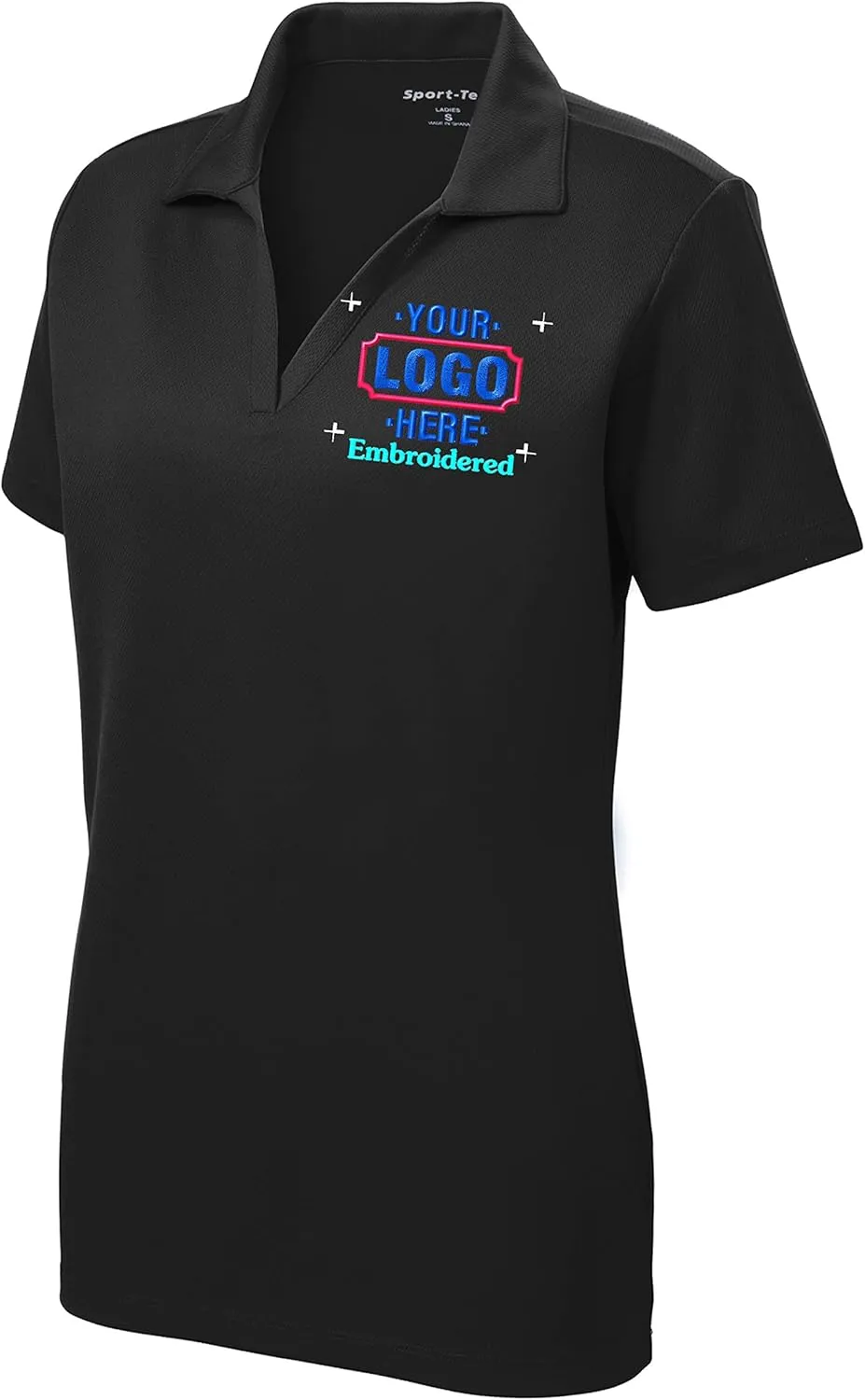 Womens/Ladies Custom Polo Shirt. Custom Embroidered Polo Shirt for Ladies.