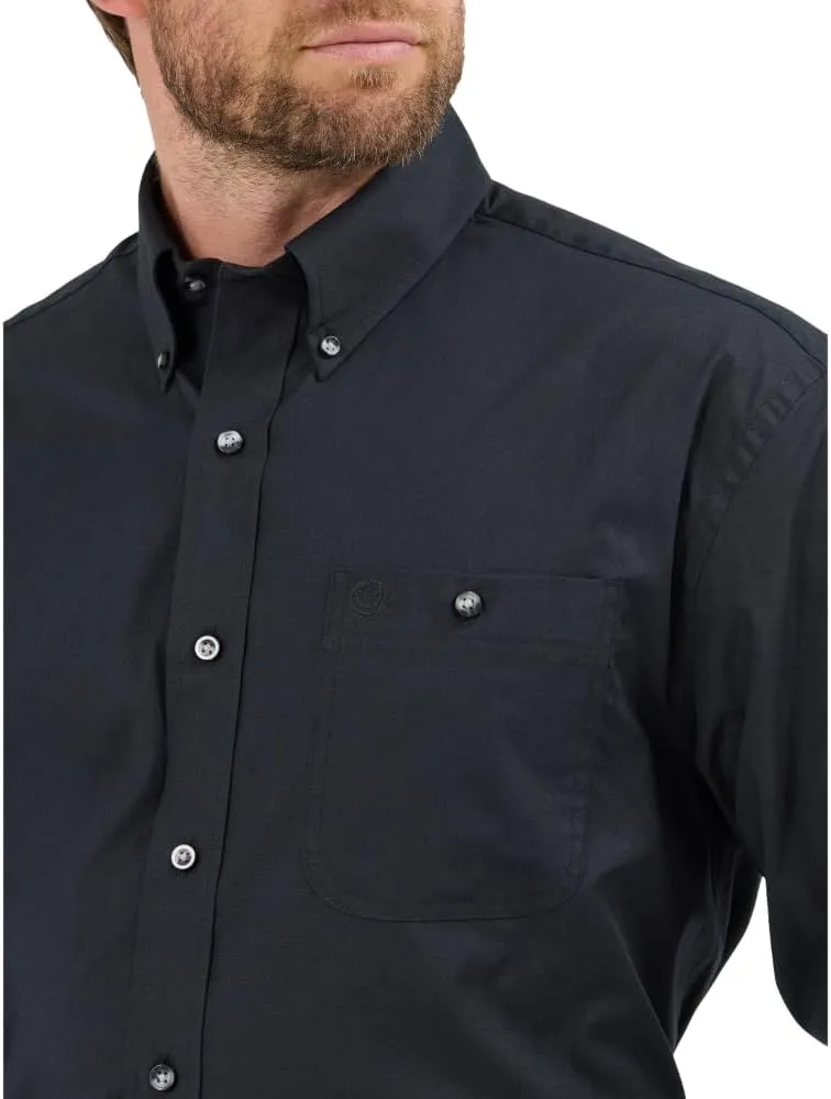 Wrangler Men's George Strait Button Down Long Sleeve Shirt