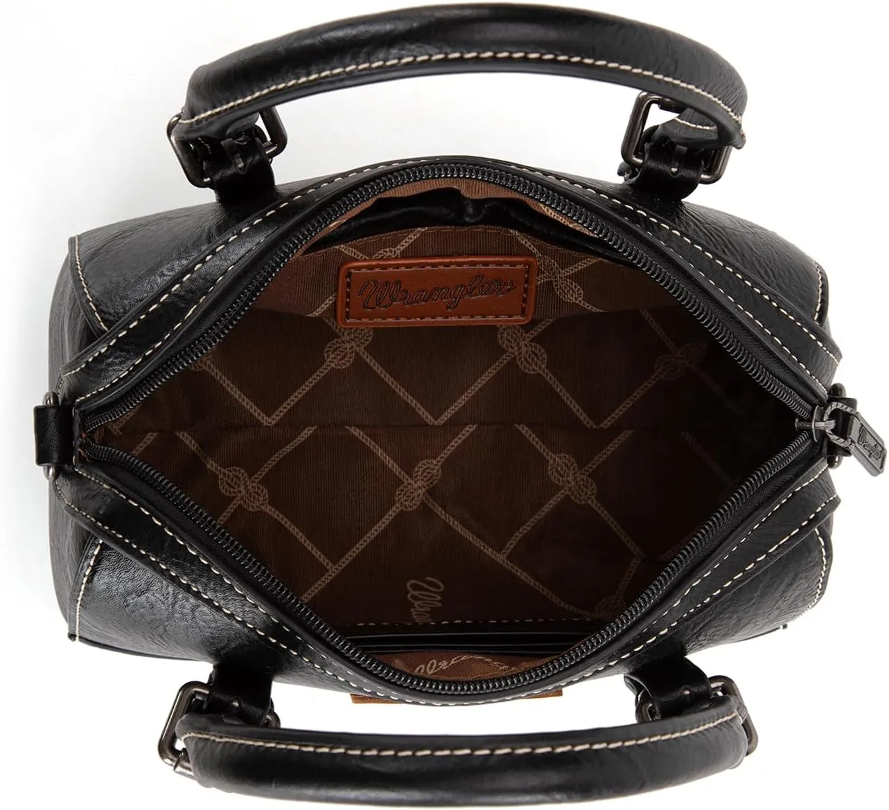 Wrangler Satchel Bags for Women Top-Handle Handbags Cute Crossbody Purses with Strap