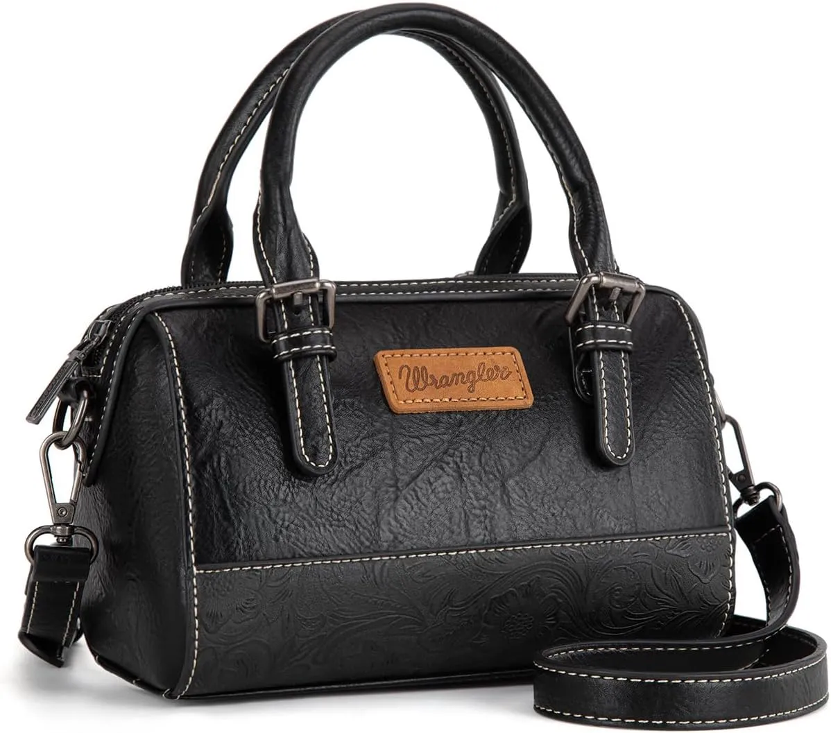 Wrangler Satchel Bags for Women Top-Handle Handbags Cute Crossbody Purses with Strap