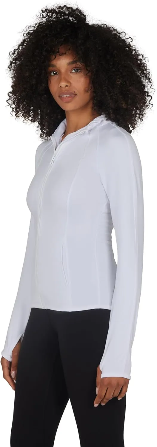 Yogalicious Womens Ultra Soft Lightweight Full Zip Yoga Jacket with Pockets