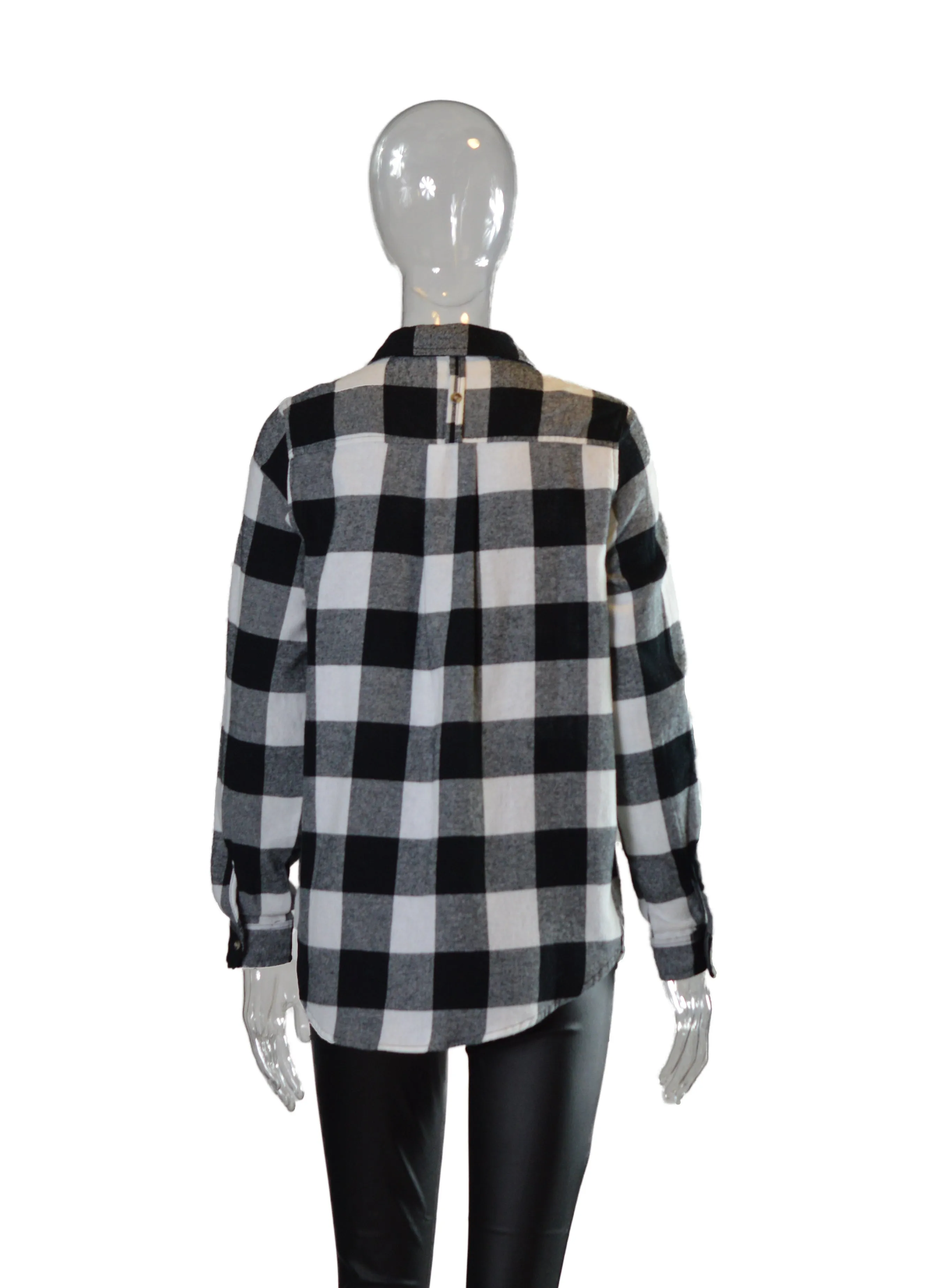 Zaria Buffalo Plaid Top