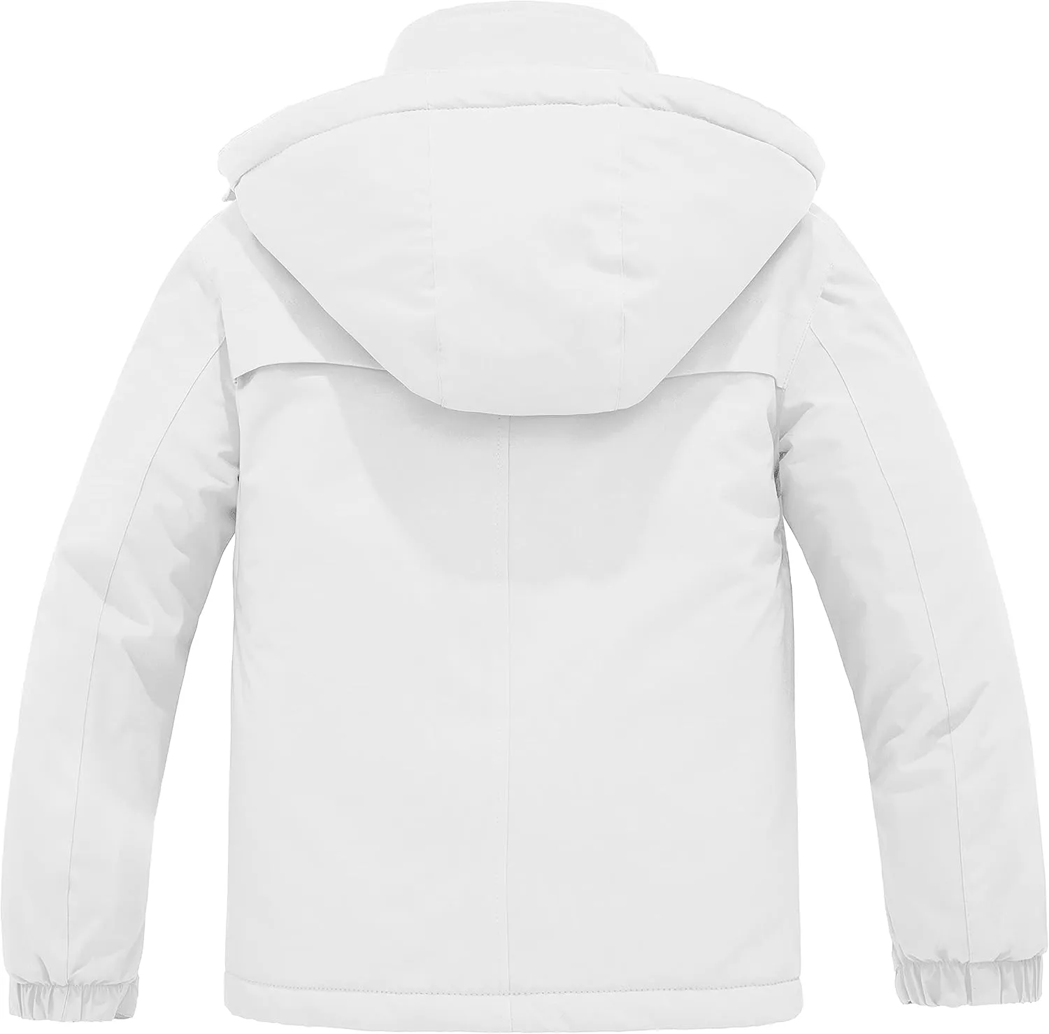 ZSHOW Boys' Waterproof Ski Jacket Hooded Fleece Lined Raincoat Warm Winter Coat